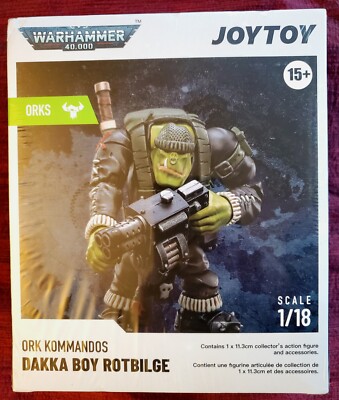 JoyToy Warhammer 40K 40,000 Space Orks | Ork Kommandos Dakka Boy Rotbilge