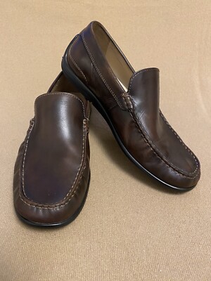 ECCO CLASSIC 2.0 MOC FLAT LOAFER SHOE - COFFEE Brown Leather  display picture 1