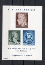 DDR Block 12 Plattenfehler II postfrisch - b10557