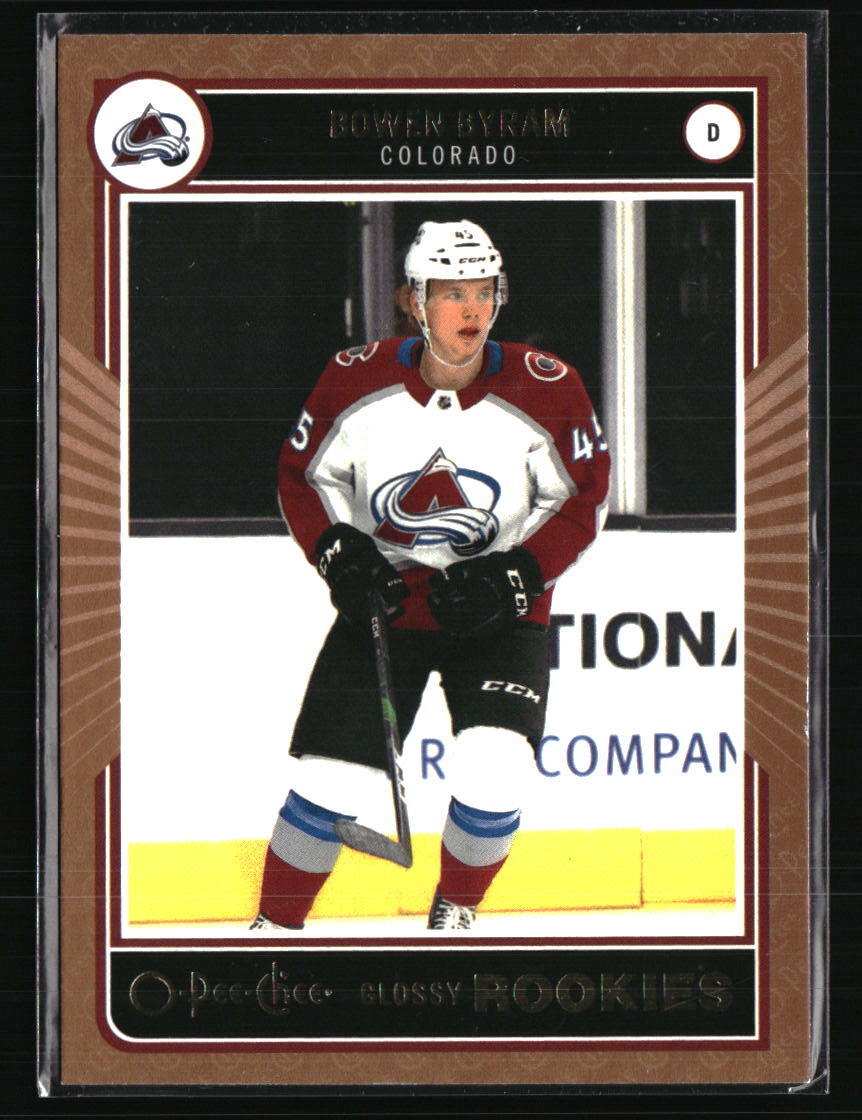 Bowen Byram 2020-21 Upper Deck Series 2 Glossy Rookies #R-13 Hockey Card