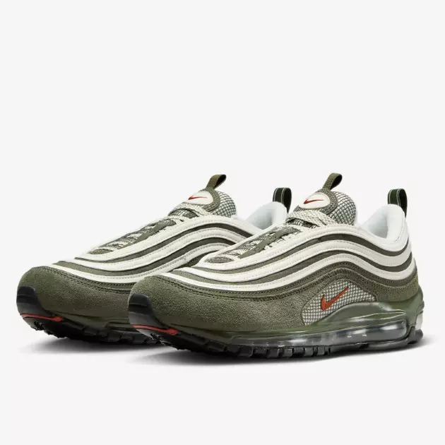 Nike Air Max 97 SE Shoes Cargo Khaki FB9619 001 Expeditedship