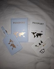Holiday Passport Holder And Luggage TagSet For Couples Grab A Bargain UK Seller