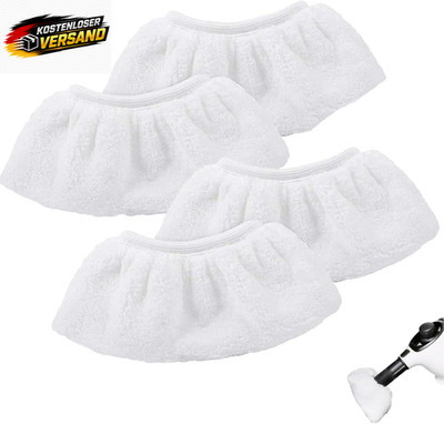 Dampfreiniger Mikrofaser Tücher Set 4er für Handdüse, kompatibel mit SC 2-5, ech