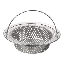 Stainless Steel Kitchen Sink Strainer 4.33" OD x 3.15" ID x 1.18" Depth Silver