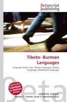 Lambert M. Surhone (U. A.) | Tibeto- Burman Languages | Taschenbuch | Englisch