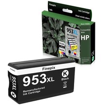 Black 953XL INK CARTRIDGE FITS FOR HP OfficeJet Pro 7720 7740 8710 8715 8720