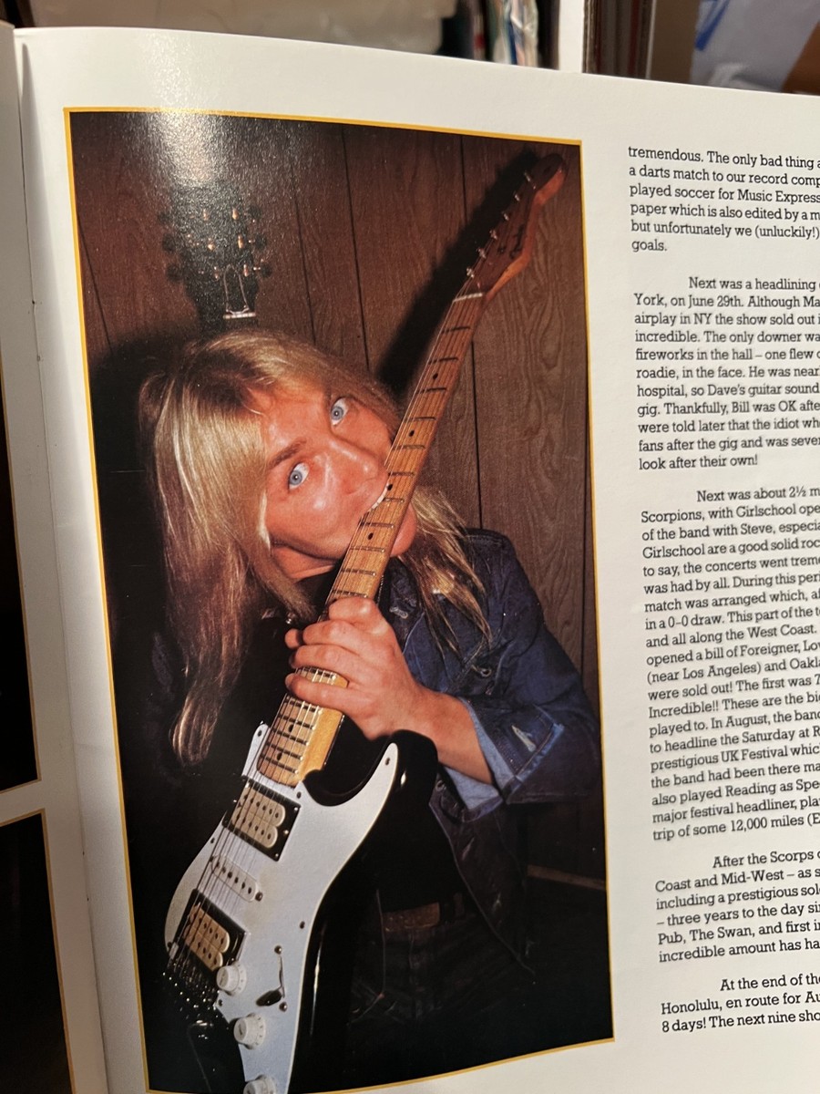 IRON MAIDEN 1983 USA/Canada World Piece Tour Concert Program Tour