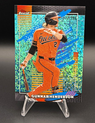 2026 Topps Finest Gunner Henderson Uncommon Aqua Refractor /199