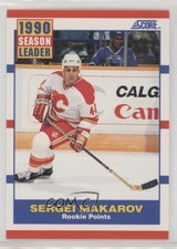 1990-91 Score Season Leader Sergei Makarov #350 HOF 0p6