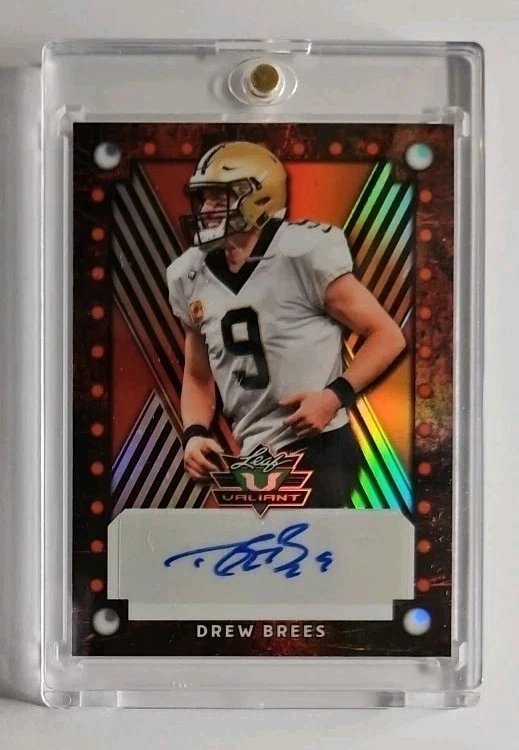 ドリュー ブリーズ　DREW BREES　直筆サインカード　AUTO　NFL Drew Brees New Orleans Saints Autographed 2024 Panini Impeccable