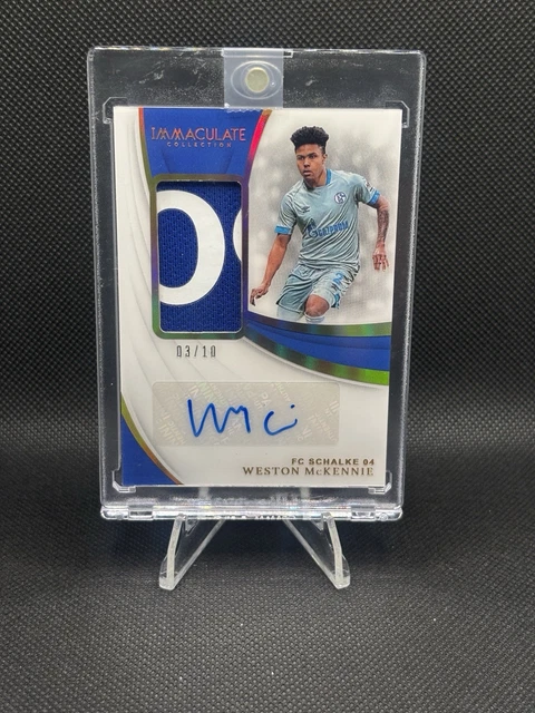 Weston McKennie Immaculate Patch Auto /10 PA-WMK