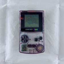 Game Boy Color Atomic Purple Clear Nintendo