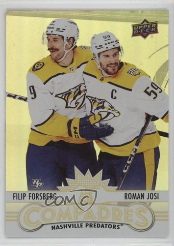 Filip Forsberg/Roman Josi [Gold] #CM-4 2025 Upper Deck Compadres card