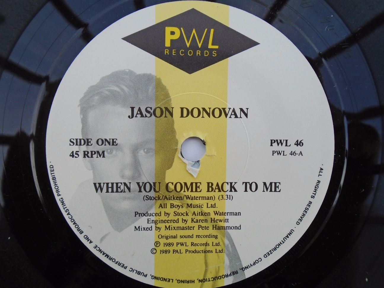 Jason Donovan When You Come Back To Me 7