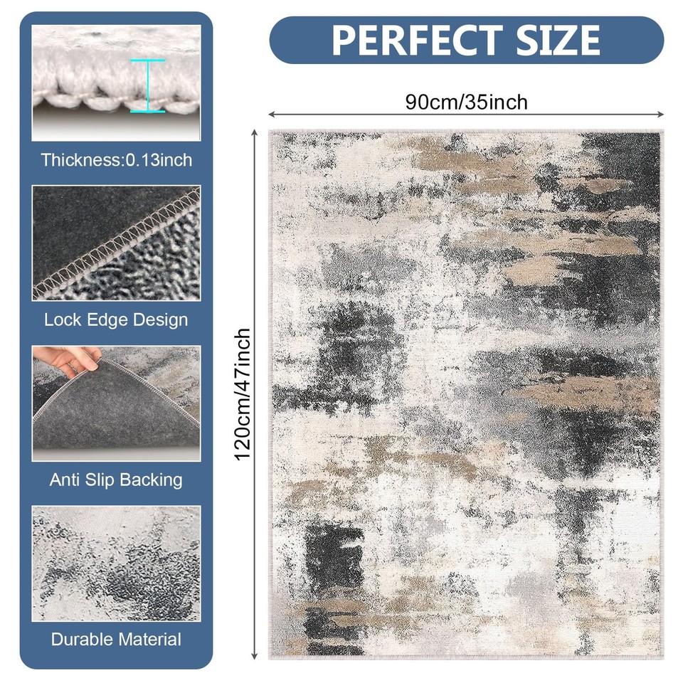 Protettivo Pavimento Duro Tappeto Per Sedia Ufficio 90x120cm - Antiscivolo, Protettivo Per Pavimenti Duri Tappeto Per Sedia Con Ruote - Foto 8