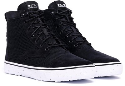 TCX Dartwood Tex Motorrad Schuhe, schwarz/weiß, 39