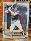 Cooper Pratt Milwaukee Brewers 2025 Bowman Draft ***