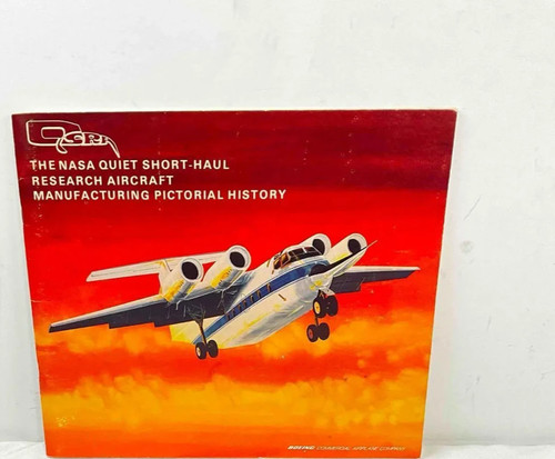 Rare Vintage NASA Boeing QSRA Experimental Aircraft Manufacturing History Manual