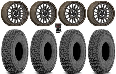 Valor V14 15'' Wheels Root Beer 33'' Tango Tires Can-Am Maverick X3