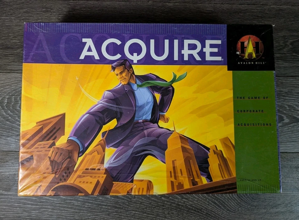 Avalon Hill Adquiere Estrategia Juego de Mesa de Adquisiciones Corporativas 1999 COMPLETO  Foto 3 de 4