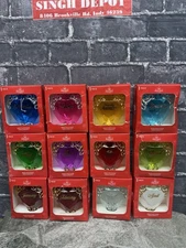 Holiday Time Birthstone Christmas Tree Heart Ornament 2025 - ALL 12 Months