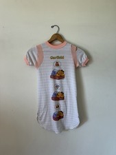 Vintage Garfield 1978 Kids Night Gown Youth Children  s Pajamas See measurements