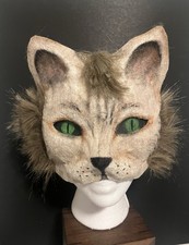 Therian Cat Mask Cougar masquerade Halloween cosplay Animal Feline Alterhuman