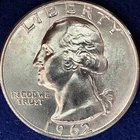 1962-D Washington Quarter 90% Silver Choice BU