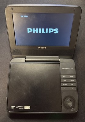 Philips PET741W/17 White Widescreen 7'' LCD Portable DVD Player 2010 Tested