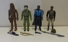 4pc VTG Kenner Star Wars 3 3/4" Figures and Accessories Lot NO REPRO