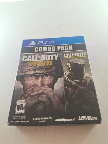 Call of Duty WWII Infinite Warfare Playstation 4 PS4 Combo Pack CIB Tested
