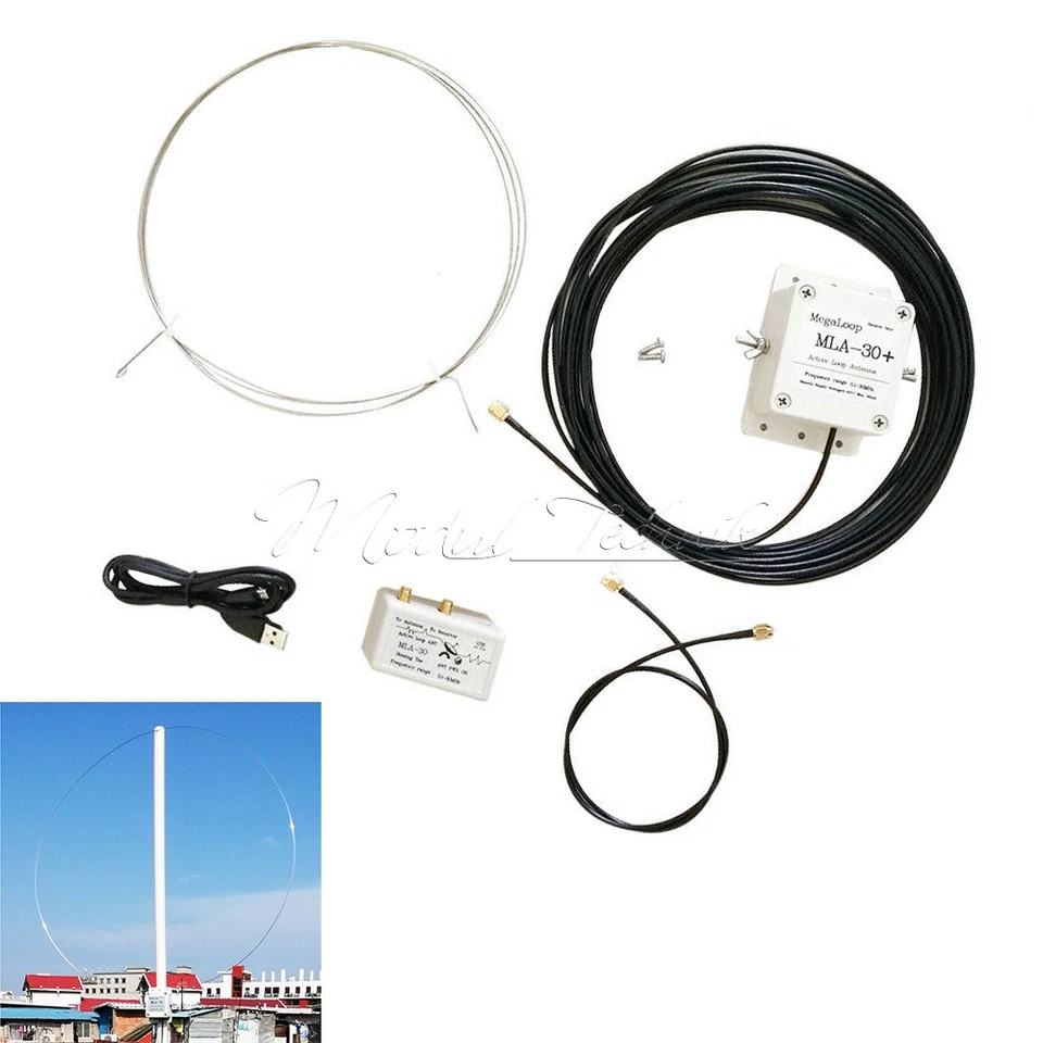 MLA-30+ (plus) 0.5-30MHz Ring Active Receive Antenna Wave Loop Radio Antenna DE - Bild 3 von 4