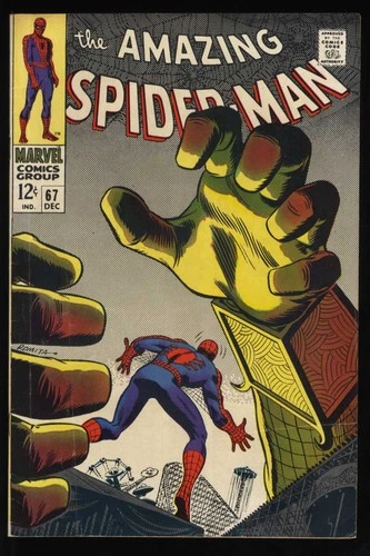 Amazing Spider-Man #67 VG/FN 5.0 1st Randy Robertson Mysterio Appearance!
