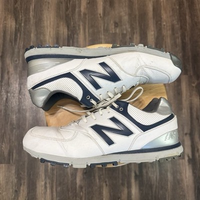 New Balance 574 White Golf Shoes Men's 13 D Spikeless NBG574