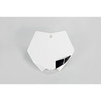 Vorderer NummernträGer UFO KTM Weiß KT03093-047 FüR Motorrad Ersatzteile ZubehöR