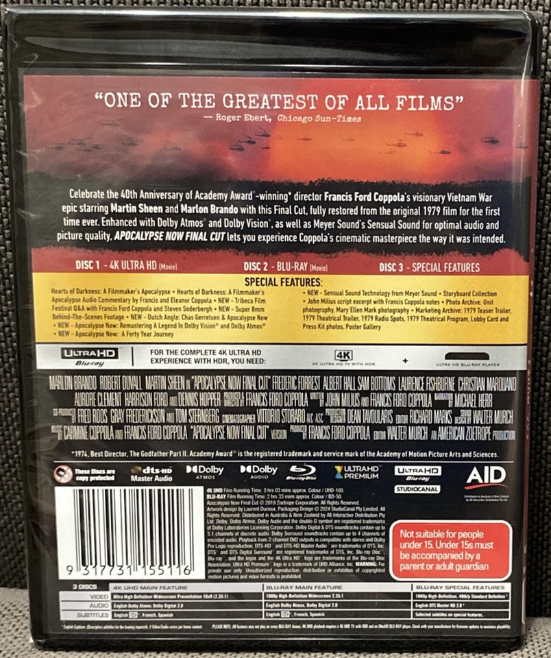 Apocalypse Now | Final Cut (Classics Remastered, 4K UHD + Blu-Ray, 1979) - image 2 of 2