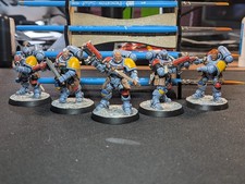 Warhammer 40k Lupi Spaziali Dipinti Primaris Reivers [Segugi di Morkai]
