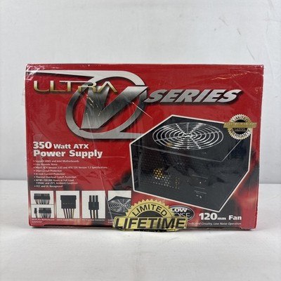Ultra V Series 350 Watt ATX Power Supply Supports AMD & Intel New In Box