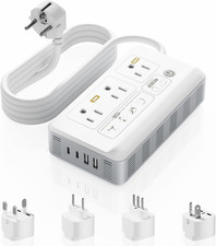 2000W Voltage Converter US to Europe, 7 in 1 Voltage Converter