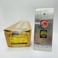 Square D 9001-KZC299 2-Unit Operator Control Station Stop & Key Switch 600VAC 5A