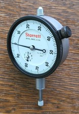 Vintage L. S. Starrett No. 25-441/5 Dial Indicator .001" Machinist Tool USA 