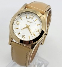 DKNY NY-8234 ladies quartz watch gold tone