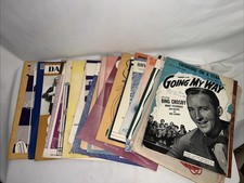 30 Mixed Lot Vintage Sheet Music Accordion Photos Additional Pieces Thrown In