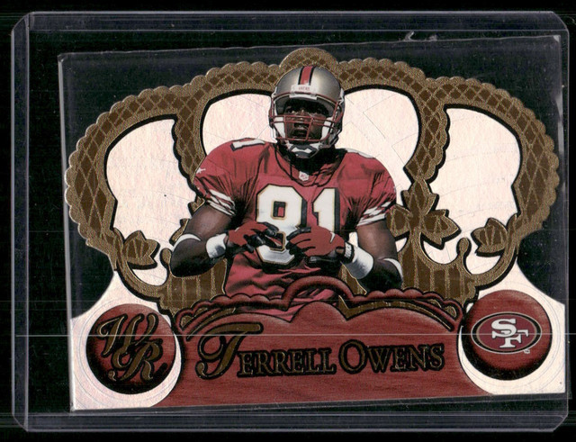 TERRELL OWENS 1997 Pacific Crown Royale Gold #122 San Francisco 49ers