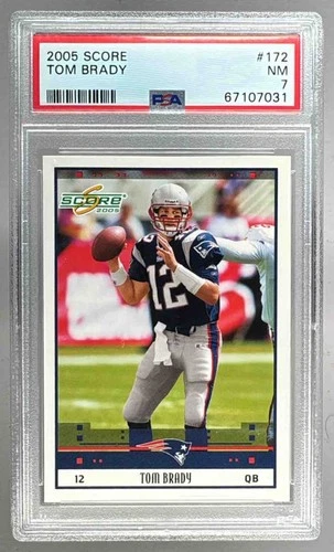 67107031 Tom Brady 2005 Score #172 PSA 7