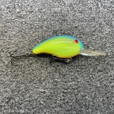 Pre Pradco Bandit 200 Series Vintage Crankbait Lure - 236 Chart Blue Back 36