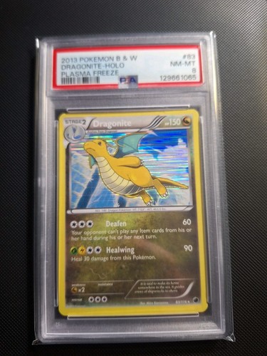 Dragonite graded PSA 8 for sale on eBay