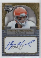 2013 Press Pass Fanfare Gold Ryan Nassib #RN Auto 0u4