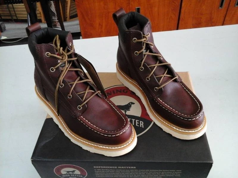 Irish Setter Ashby Men 6 Inch Soft Toe Brown Work Boot - 83605 New size 11.5 D