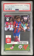 2023 Panini Megacracks LaLiga EA Sports #108 bis Lamine Yamal RC PSA 7
